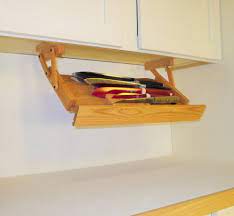 If you know me, an idea is a dangerous thing. Ultimate Kitchen Storage Under Cabinet Knife Rack Under Cabinet Storage Kitchen Knife Storage Bathroom Counter Storage