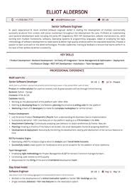 Free Senior Software Engineer Resume Sample 2020 By Hiration