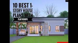 To make a pitched roof following planning guidelines and to make a flat roof matching the square plan. 10 Best One Story House Plan With Flat Roof Design Youtube