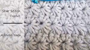 The star stitch is a crochet stitch worked in multiples of two that creates an elegant, feminine texture of fabric. How To Crochet The Star Stitch Youtube