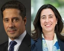 Alberto Carvalho and Manuela Ferro