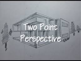 More specifically, when we are drawing or viewing something in 2 point perspective, we are seeing the object at a below we will show you how to draw a house in two point perspective. Architectural How To Draw A Simple Modern House In 2 Point Perspective Best Interior Design Websites Perspective Drawing Architecture Interior Design School