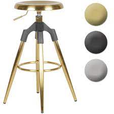 An dieser stelle wurde das laden einer ressource von verschiedene farben erhältlich. Finebuy Barhocker Metall 72 80 Cm Design Barstuhl 100 Kg Maximalbelastbarkeit Tresenhocker Industrial