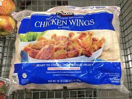 They also sell the foster farms & tyson chicken wing brands, but they are usually marked up a little bit. Kirkland Signature Chicken Wings 10 Pound Bag Costcochaser