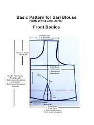 A croquis is a simple human figure that fashion designers use to sketch their designs onto. Making Basic Pattern For Sari Blouse Varnatantu