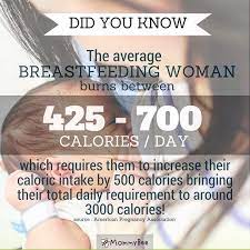 Breastfeeding Burns Calories The Number Of Calories Needed To Support Breastfeeding Is Unique To E Breastfeeding How To Increase Energy Breastfeeding Support