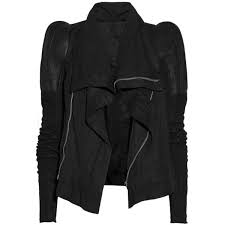 Rick Owens Robot Textured Leather Jacket Liked On Polyvore Leather Jacket Jackets Fashion