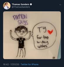 Thomas Sanders Twitter Updates