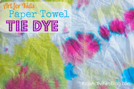 White or apple cider vinegar. Art For Kids Food Coloring Tie Dye