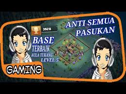 Base aula tukang level 5. Base Terbaik Anti 1 Bintang Aula Tukang Lvl 5 Coc Basis Tukang Youtube