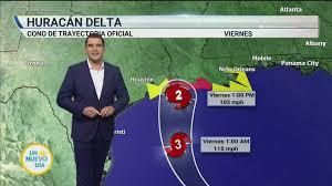 El huracán delta, categoría 2, tocó tierra este miércoles en quintana roo. Huracan Delta Se Intensifica Mientras Atraviesa El Golfo De Mexico