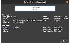 Normally you choose the file . Disk Partitioning In Ubuntu Using Gparted Geeksforgeeks