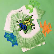 Nickelodeon Retro Double Dare Logo T Shirt Weird Fashion Tshirt Logo Graphic Shirts