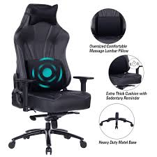 Office chair base with new office chair caster wheels(set of 5), office chair base with wheels, 251136 kg reinforced metal legs, 3 nylon stand casters, suitable for most office chairs, game chairs. Blue Whale Massage Gaming Office Chair Metal Base And Special Wave Support High Back Reclining Racing Game Computer Desk Chair Ergonomic Leather Executive Chair With Headrest And Lumbar Pillow Buy Online In