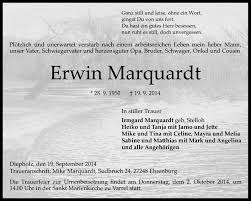 Traueranzeigen von Erwin Marquardt