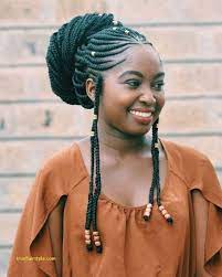 Unique Braided Straight Up Hairstyles Cornrow Hairstyles Hair Styles African Braids Hairstyles