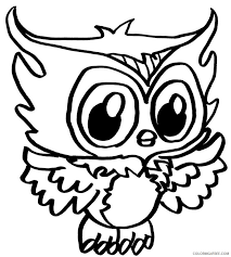 Owl coloring pages are fun for your child to color, while letting him learn all about our nocturnal bird friends. Baby Owl Coloring Pages For Kids Coloring4free Coloring4free Com
