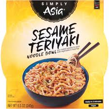 It's a good idea to break up the noodles so they are all in the water and receive equal amounts of heat and moisture from the hot water. Simply Asia Sesame Teriyaki Noodle Bowl 8 5 Oz Walmart Com Walmart Com
