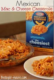 Mexican mac and cheese is the ultimate easy comfort food. Mexican Mac Cheese Casserole Kraftycooking The Taylor House