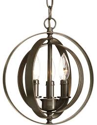 Progress Lighting P5142 Equinox 3 Light 10 W Foyer Pendant Transitional Pendant Lighting By Mylightingsource