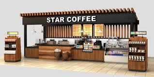 3d Model Coffee Kiosk Coffee Shops Interior Coffee Shop Design Coffee Shop