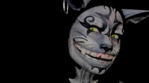 You will need face paint, brushes, water, and a face to paint on. Amazing Transformation Make Up Artist Turns Herself Into Cheshire Cat Daily Mail Online