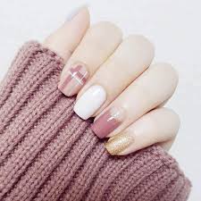 Pink and white acrylic nails. Glossy False Nails Pink And White Fake Nails Short Square Press On Nail Acrylic Full Cover Nail For Women And Girls 24pcs Walmart Com Walmart Com