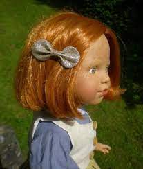 diese zapf puppe ist ca 50 cm gross sie heisst hexe lilli und ist eine spielpuppe von brigitte paetsch sie hat kurze rote h hexe lilli kurze rote haare puppen