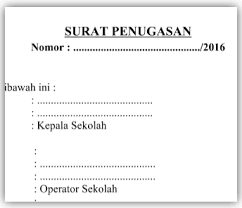 Tugas pokok dan fungsi operator dapodik 2020. Download Contoh Surat Penugasan Untuk Verval Calon Penerima Nuptk Baru Dejarfa Com