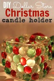 Diy Dollar Store Christmas Candle Holder Dollar Store Craft Idea With Images Christmas Candles Diy Dollar Store Christmas Christmas Candle Holders Diy