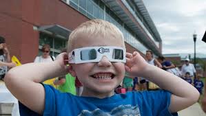 Solar Eclipse watching event at Rowan University.