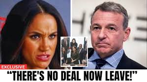🤔🤔🤔 Meghan Markle SAYS AWFUL THINGS as Disney CEO Bob Iger THROWS Her  Out after Denying her a Huge Deal