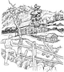 Explore 623989 free printable coloring pages for your kids and adults. Snowy Cabins Architecture Adult Coloring Pages