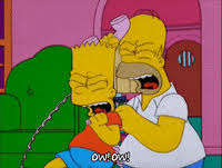 # homer simpson # bart simpson # season 9 # episode 11 # choke. Choking Bart Simpson Gif Find Share On Giphy