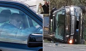 Prince harry's grandfather was pulling out of a driveway in a land rover near to the. Richard Kay Prince Philip Hasn T Been The Same Since That Car Crash Daily Mail Online