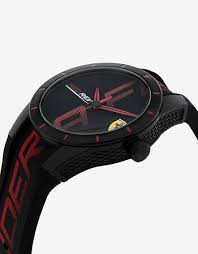 The ee20 engine had an aluminium alloy block with 86.0 mm bores and an 86.0 mm stroke for a capacity of 1998 cc. Ferrari Black Red Rev Watch With Logo And Red Details Man Ferrari Store