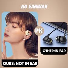 Out of Ear Open Ear Headphones Outside The Ear Wireless Ear Hanging  Bluetooth Headset Ows Over The Ear Open Ear Buds Earbuds Outside The Ear  Headphones Bone Air Conduction Earbuds Skin Tone : Electronics