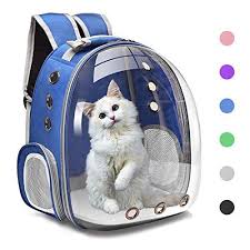 Naturally, your cat's safety and comfort is your number one priority. Henkelion Cat Backpack Carrier Bubble Carrying Bag Small Dog Backpack Carrier For Small Medium D Dog Backpack Carrier Cat Backpack Carrier Dog Backpack Hiking