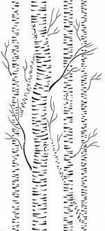 Silver Birches Allover Pattern Wall Stencil Reusable Easy Diy Walls Stencils Wall Stencil Wall Art Forest Wall Stencils