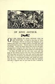 illustration from the romance of king arthur and his knights of the round table abridged from malory s morte d arthur by alfred w pollard illustrated by art