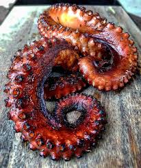 Octopus Grilled On Coals With Olive Oil Lemon Juice And Oregano By Tristan Chambers Romantic Meals Romantic Dinners Valentine Dinner