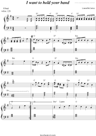 Super Partituras I Want To Hold Your Hand V 4 The Beatles Com Cifra