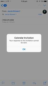 Your Response To The Invitation Cannot Be Sent Techzillo