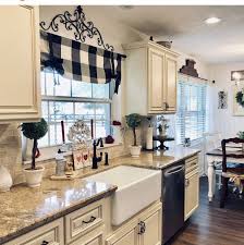 buffalo plaid kitchen modern country