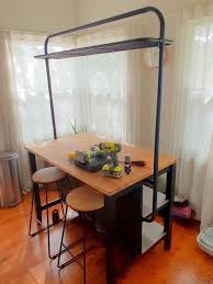 Upgrade Freestanding Kitchen Island With A Hot New Rack Ikea Hackers Freestanding Kitchen Freestanding Kitchen Island Ikea Kitchen Island