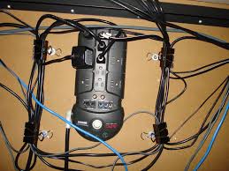 With your handy dandy cable ties and cable tie mounts, set up cords you aren't actively using on a wall in your garage. Computer Cable Management On The Cheap 5 Steps Instructables