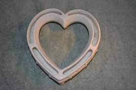 Shallow Vintage Ceramic Heart Shaped Flower Ring Vase Made In Etsy Flower Ring Vintage Ceramic Violet Ring