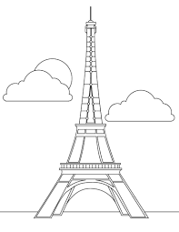 Free Printable Eiffel Tower Coloring Pages For Kids Eiffel Tower Pictures Eiffel Tower Drawing Eiffel Tower