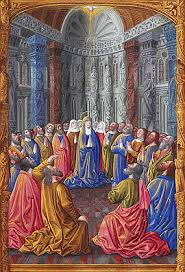Pentecost commemorates when jesus sent the holy spirit to be with the disciples (acts 2). Pentecost Simple English Wikipedia The Free Encyclopedia