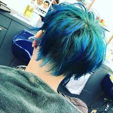 ご自慢の青い髪 派手髪 マニパニ ブルームーン レペゼン地球 dj社長 ご自慢の青い髪 理容 美容 ヘアカラー ヘアカラー 派手髪 美容